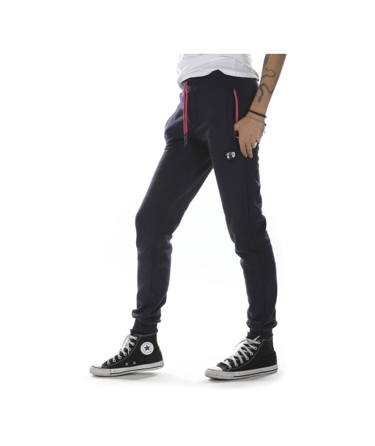Lab84 PANTALONE ZIP FLUO Nuovo