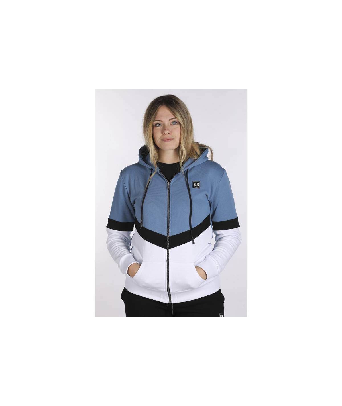 Lab84 FELPA FULL ZIP + CAPPUCCIO Spedizione Gratuita