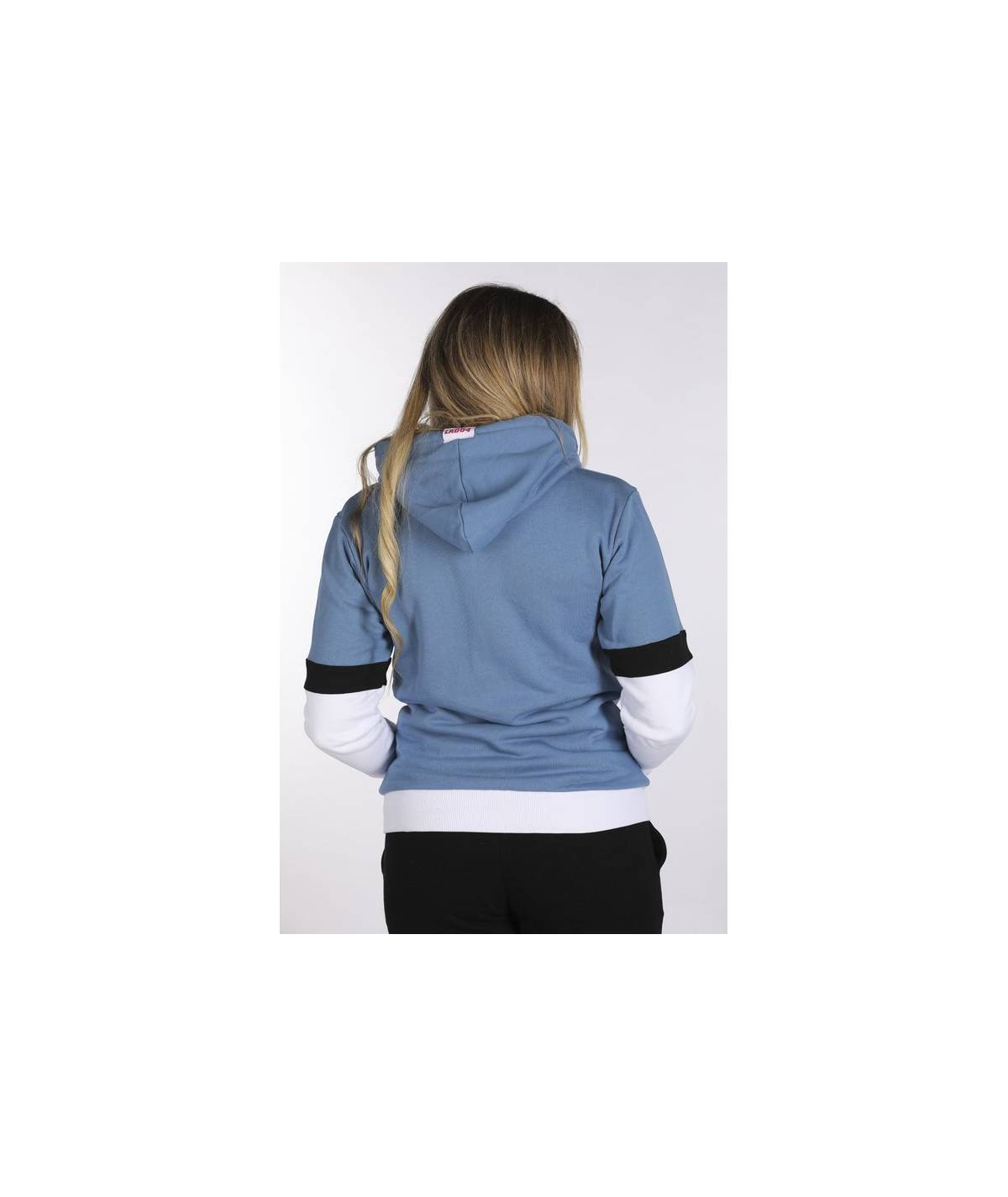 Lab84 FELPA FULL ZIP + CAPPUCCIO Spedizione Gratuita