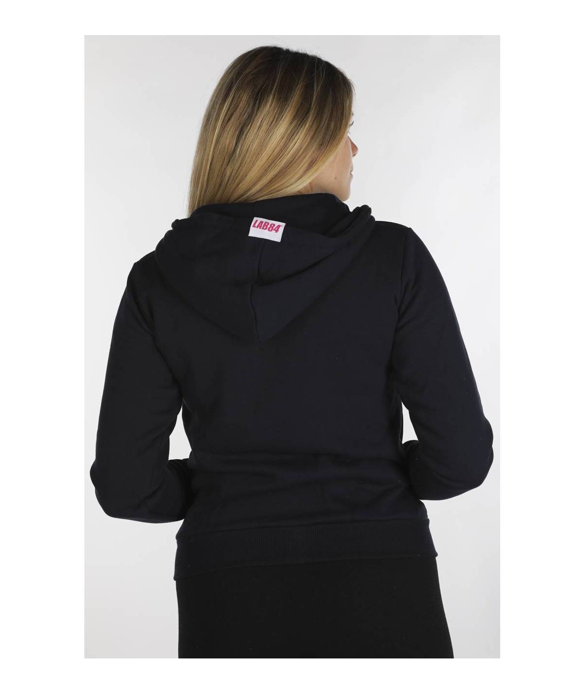 Lab84 FELPA FULL ZIP C/CAPP.+MARSUPIO Pezzi Unici