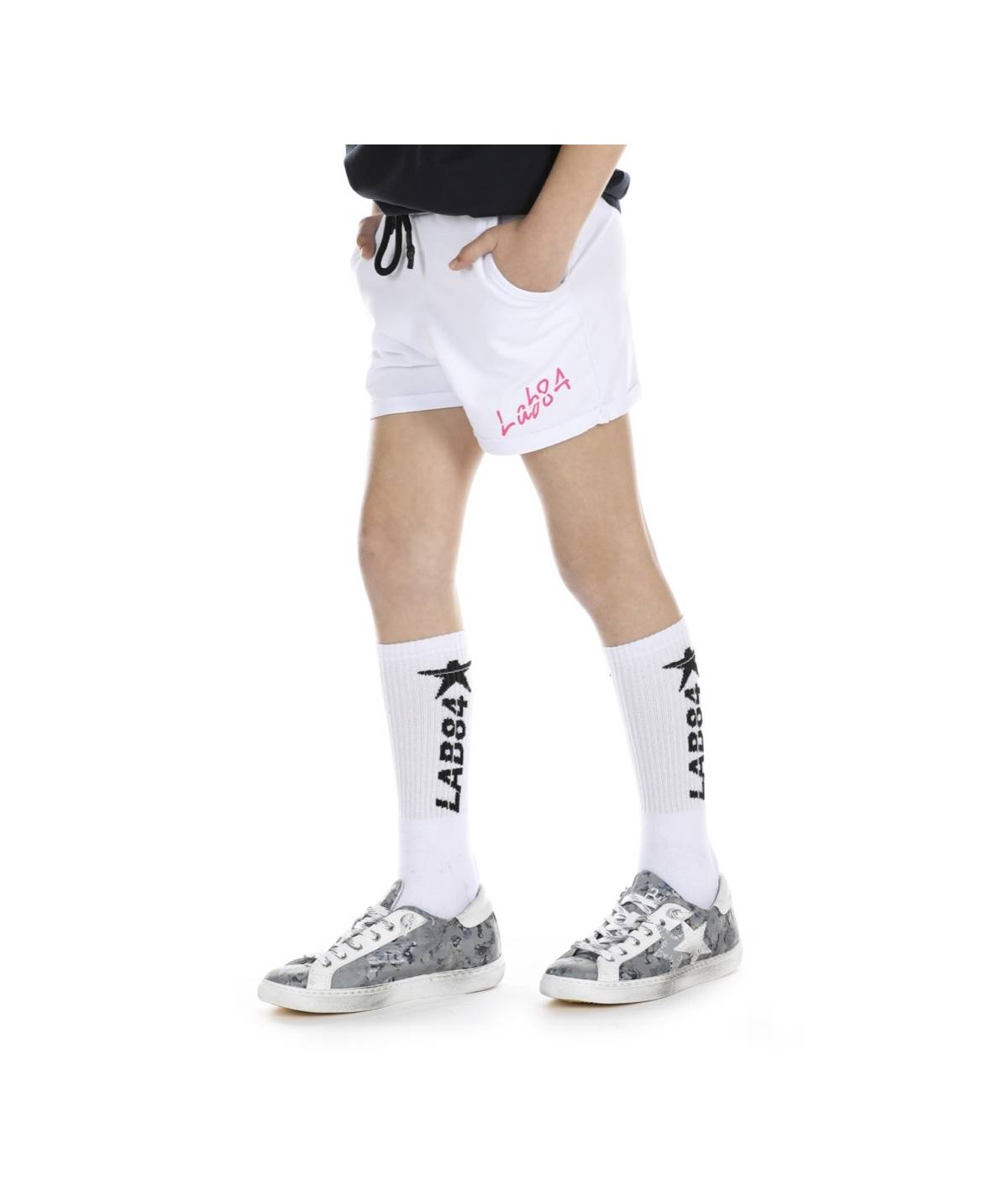 Lab84 SHORT FELPA FLUO In Saldo