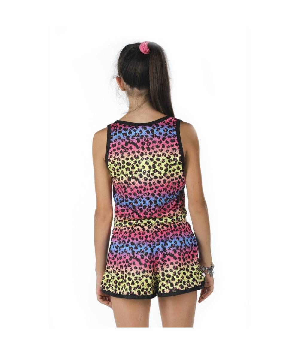 Lab84 CANOTTA CROP TOP MESH Convenienza
