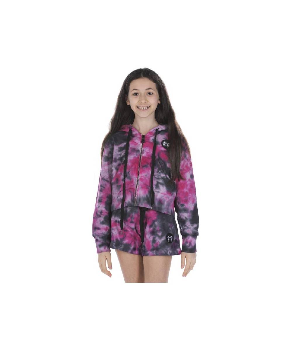 Lab84 FELPA ZIP CROP TOP Offerta