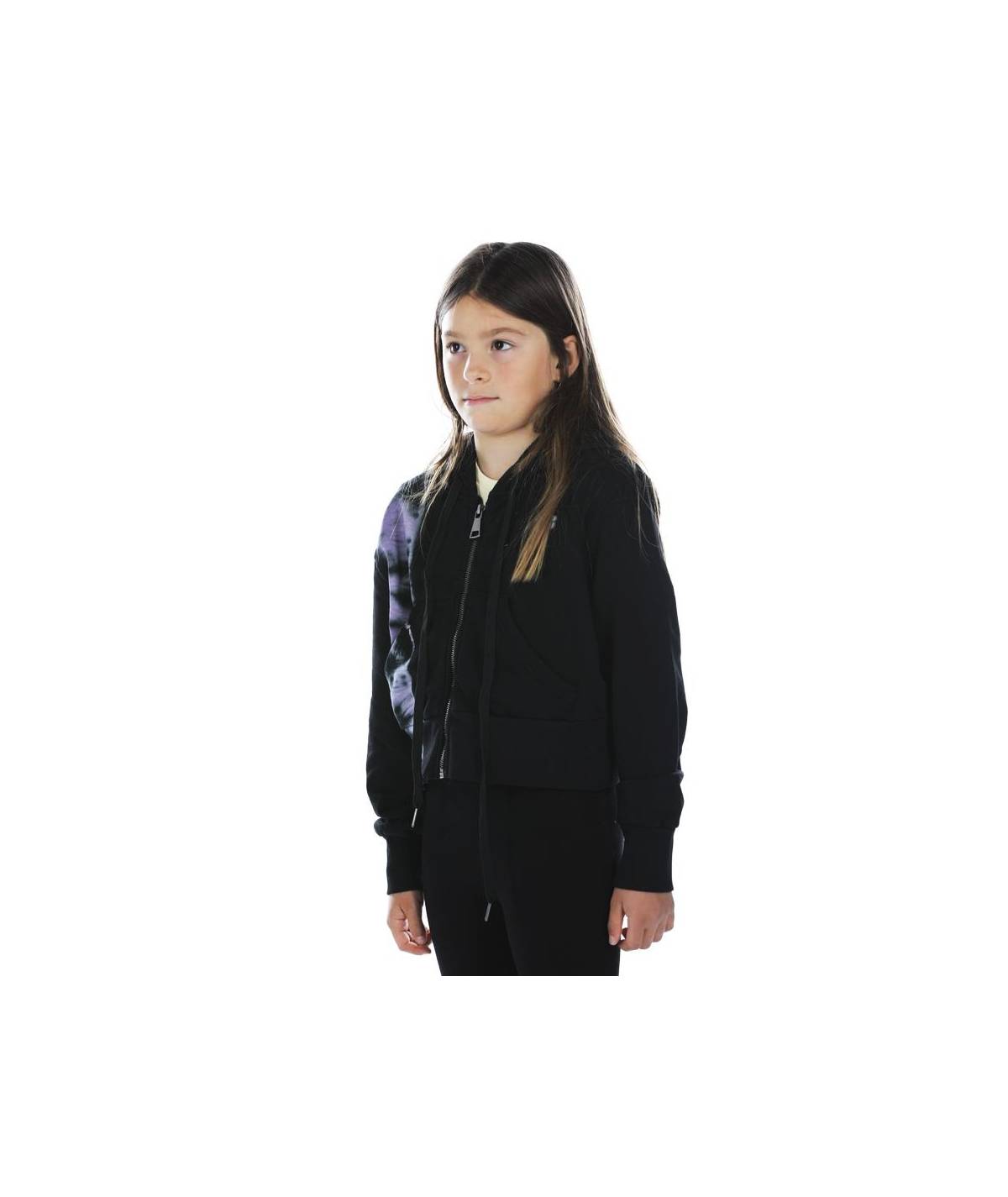 Lab84 FELPA ZIP CROP TOP Online