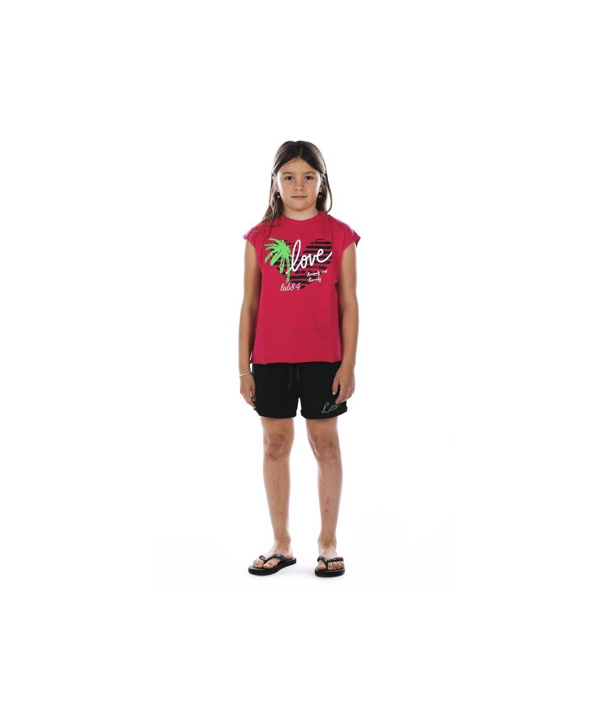 Lab84 T-SHIRT CROP TOP Saldi