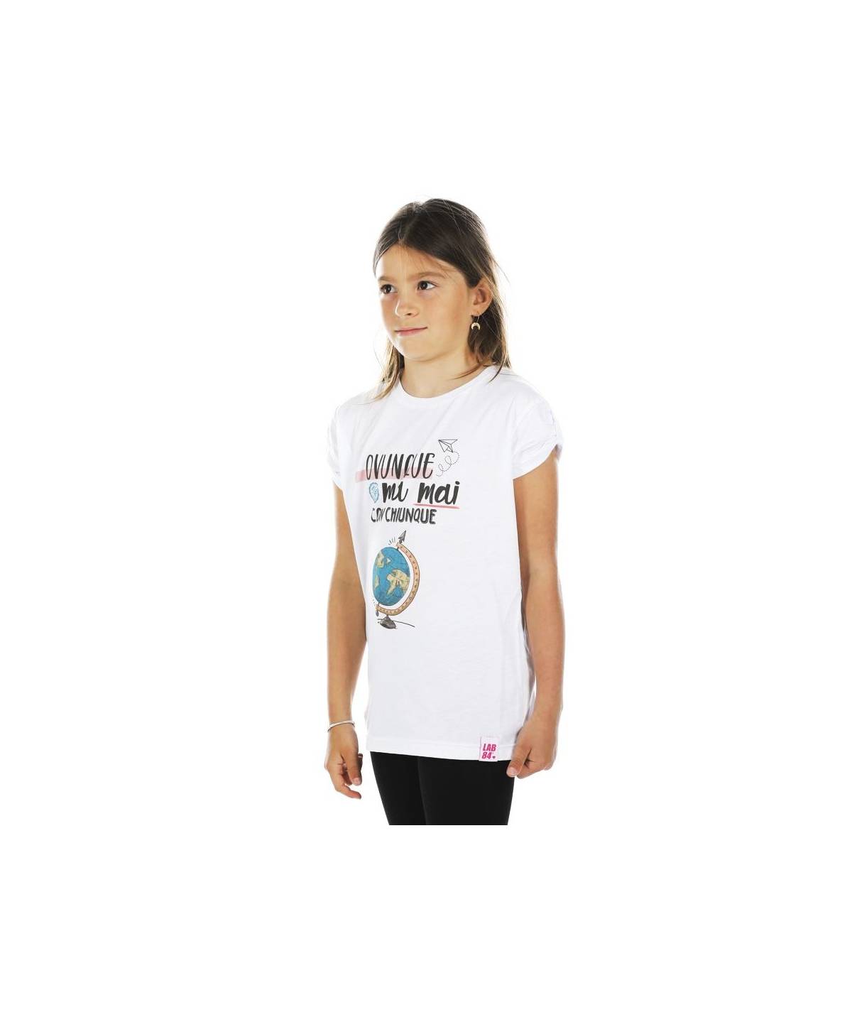Lab84 T-SHIRT GIROCOLLO M/M Nuova