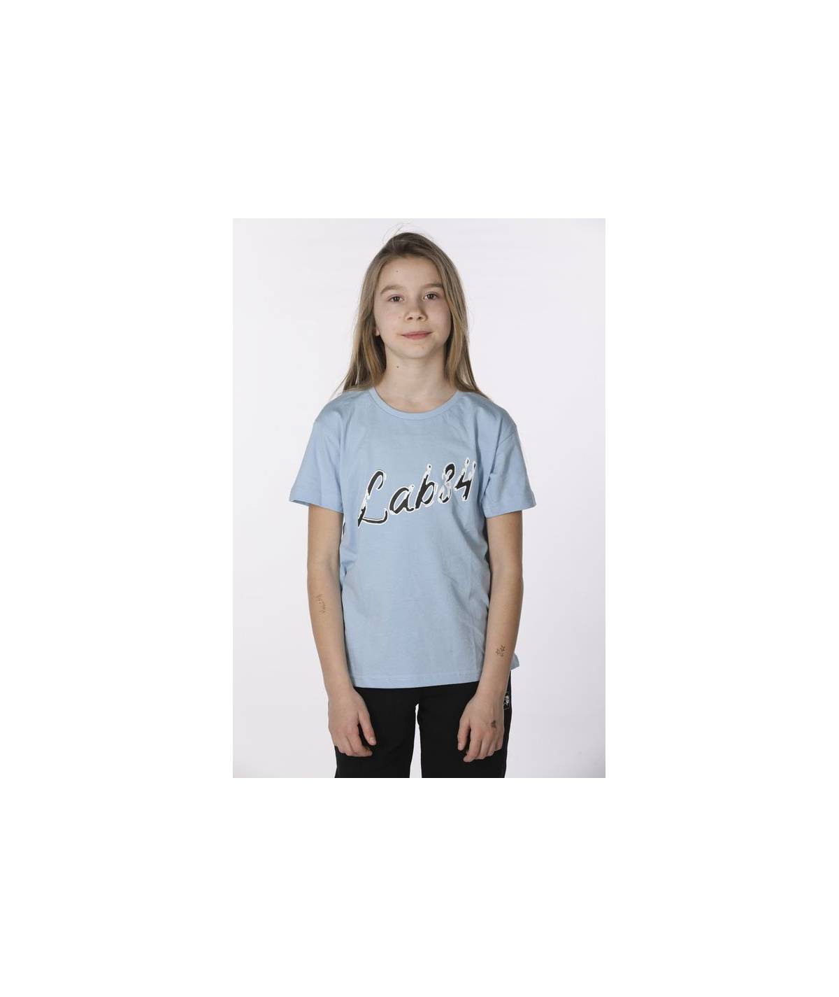 Lab84 T-SHIRT GIRO M/M Moda