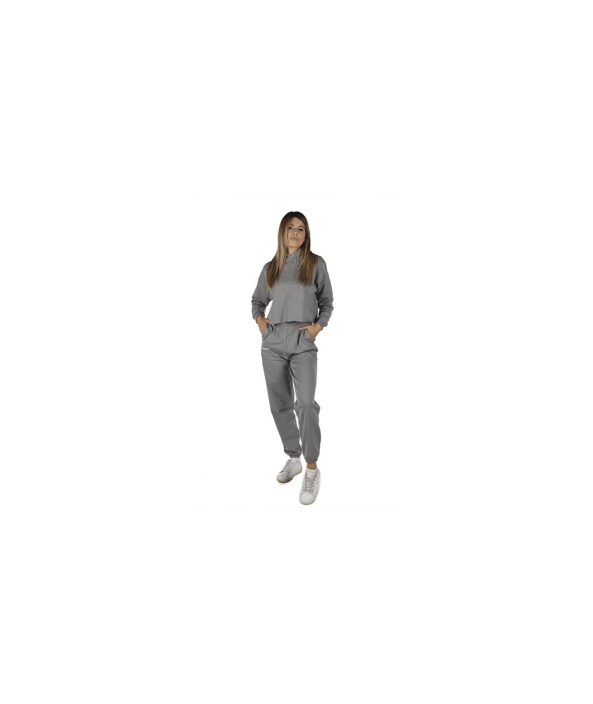 Lab84 FELPA CROP TOP CAPPUCCIO Shopping Online
