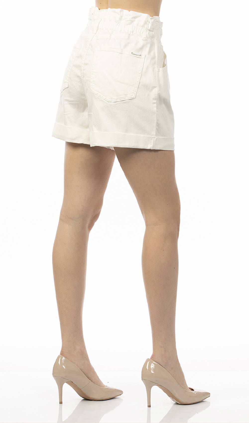 Koralline SHORTS IN DENIM COLORATO Soddisfazione Garantita