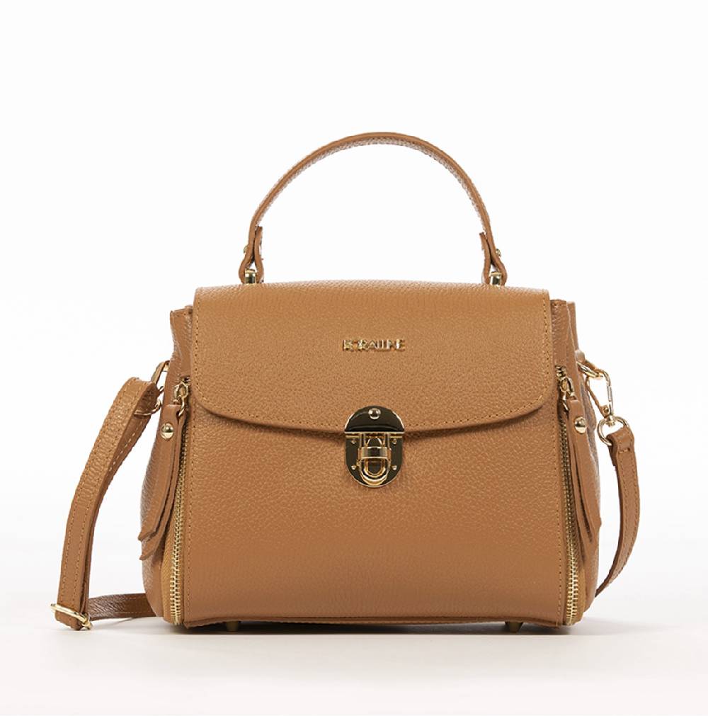 Koralline BAULETTO IN PELLE CON ZIP LATERALE Soddisfazione Garantita
