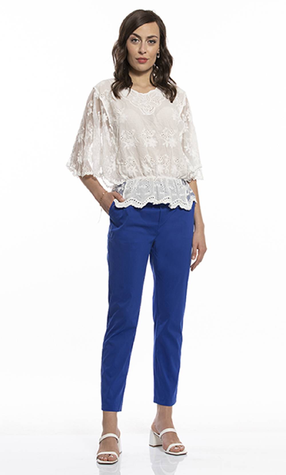 Koralline PANTALONE IN POPELINE CON ELASTICO Comprane uno, ottenene uno gratis
