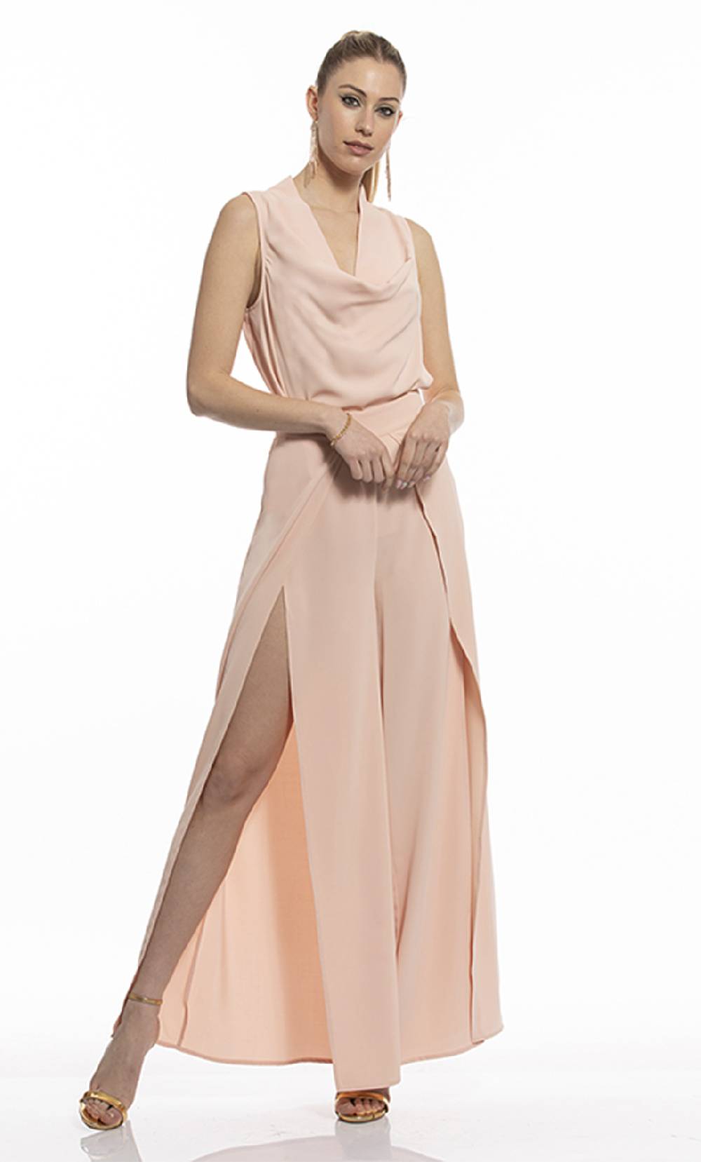 Koralline PANTALONE PALAZZO CON SPACCHI Offerte