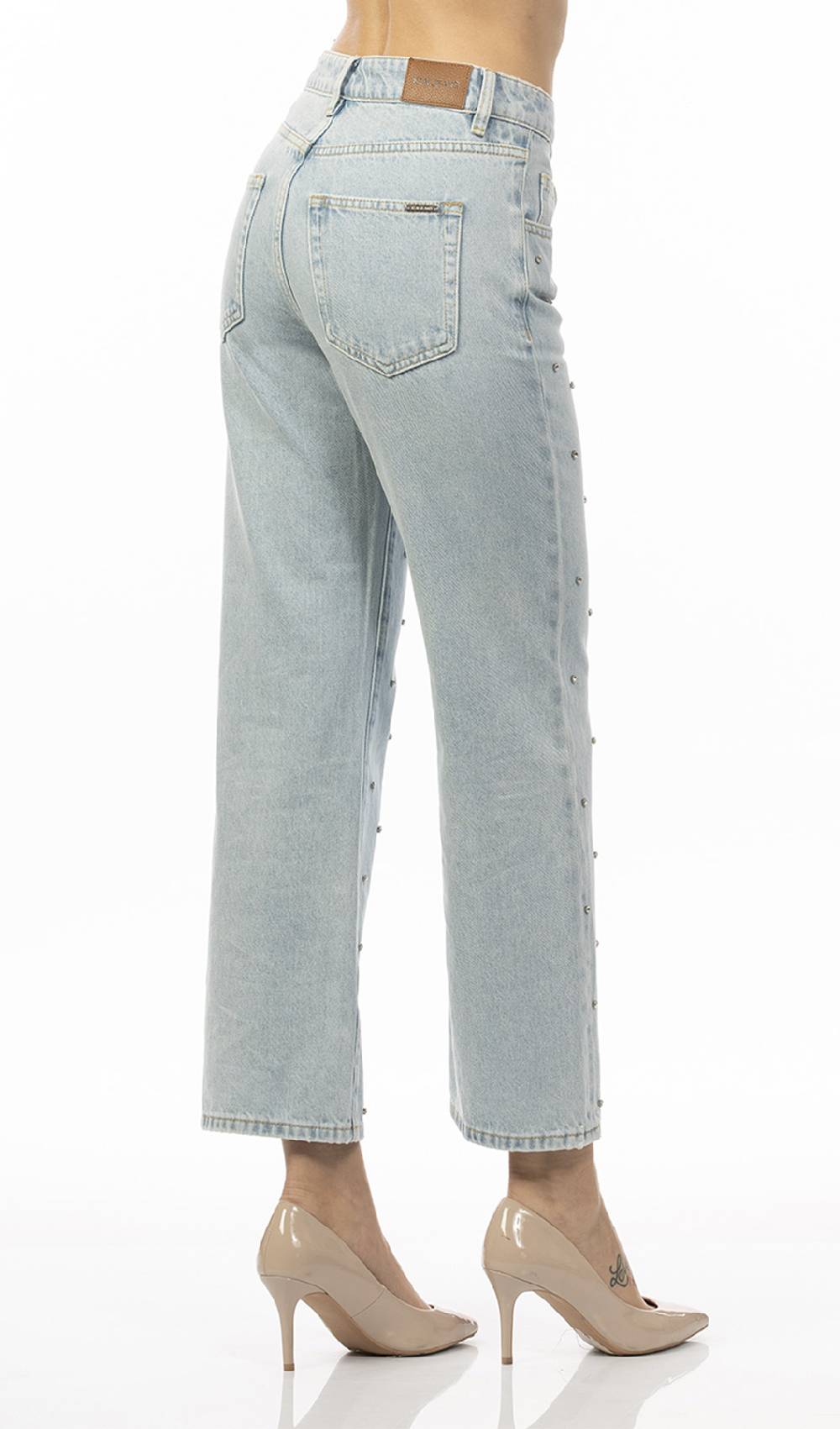 Koralline JEANS CON STRASS ALL-OVER Vendite Flash