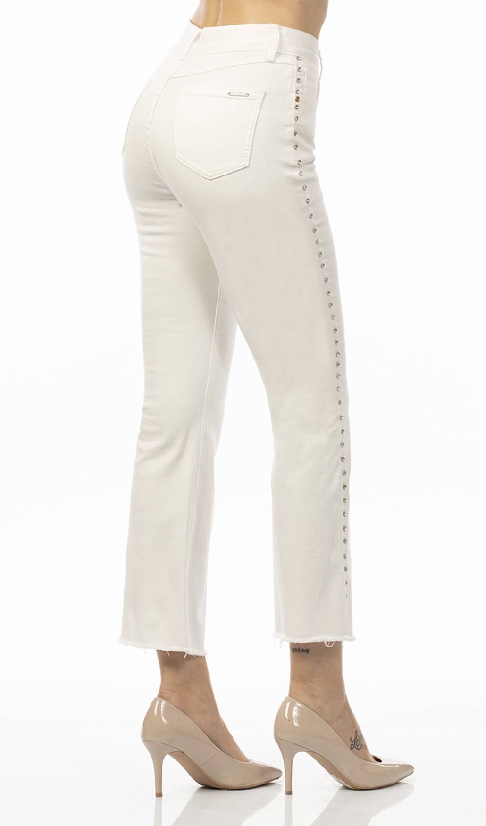 Koralline JEANS CON CASTONI DI LATO Negozio