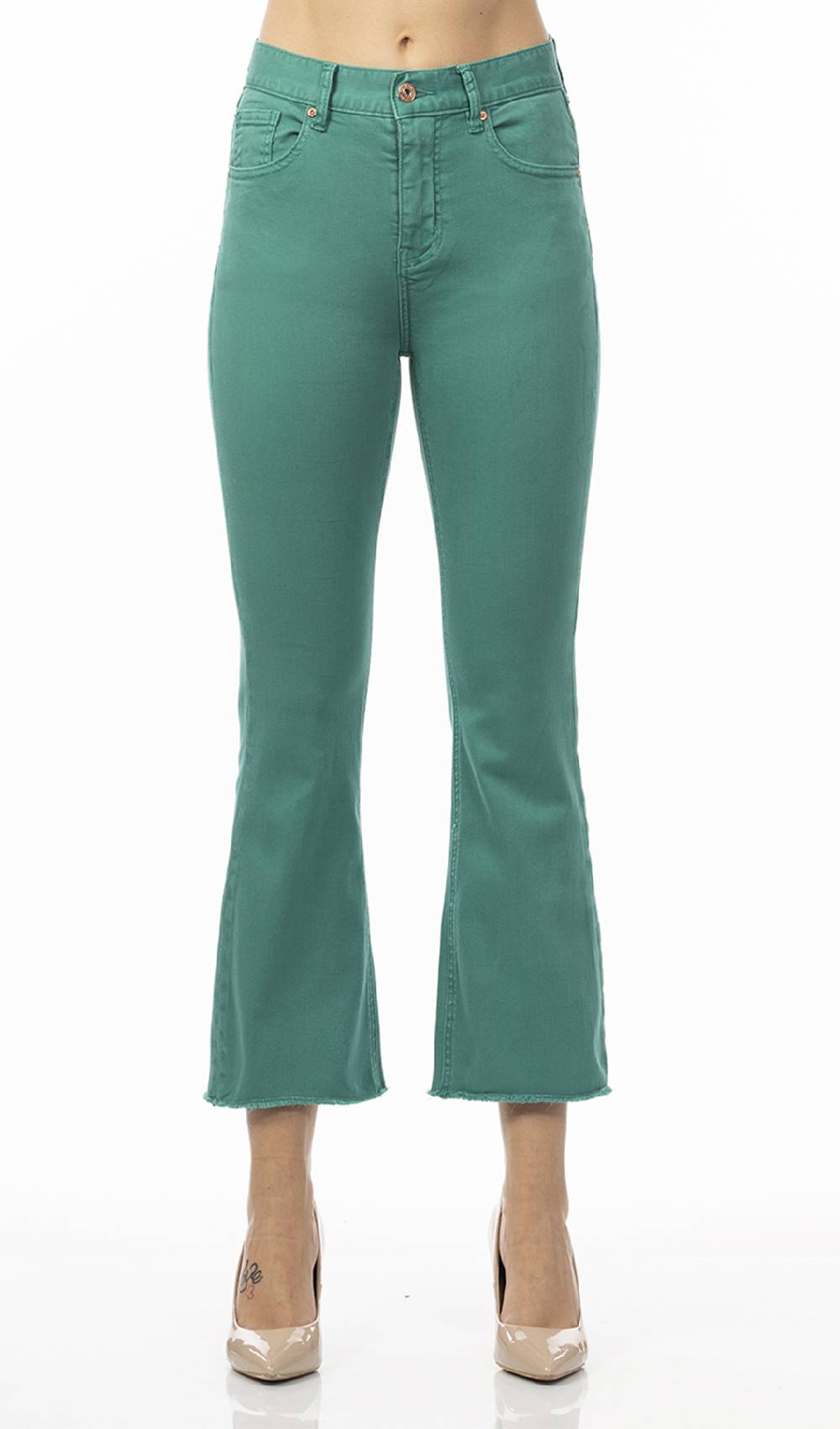 Koralline PANTALONE TINTO CAPO ZAMPETTA CROP 2025