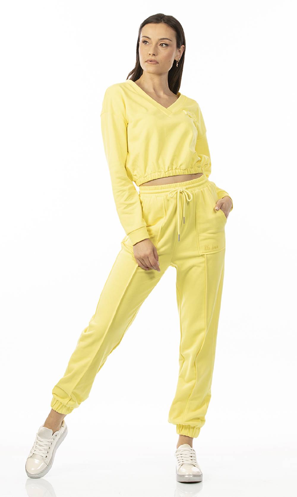 Koralline PANTALONE IN FELPA CON POLSINO Promozione