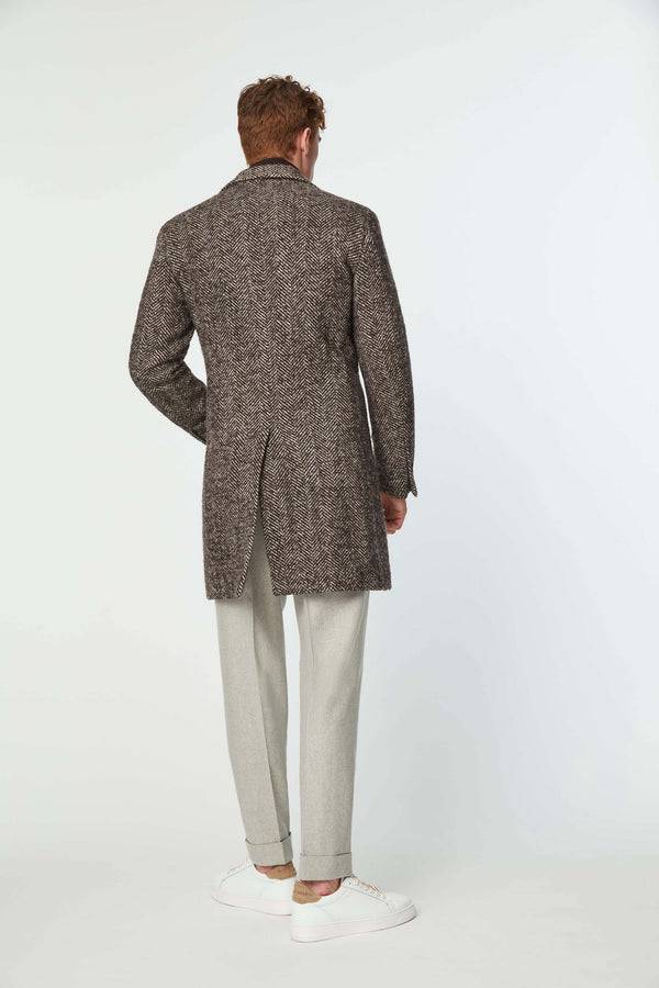 L.B.M. 1911 Cappotto monopetto marrone Cappotto monopetto marrone Consegna Veloce