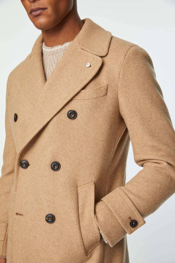 L.B.M. 1911 Cappotto Chesterfield in jersey beige Cappotto Chesterfield in jersey beige Affare Del Giorno