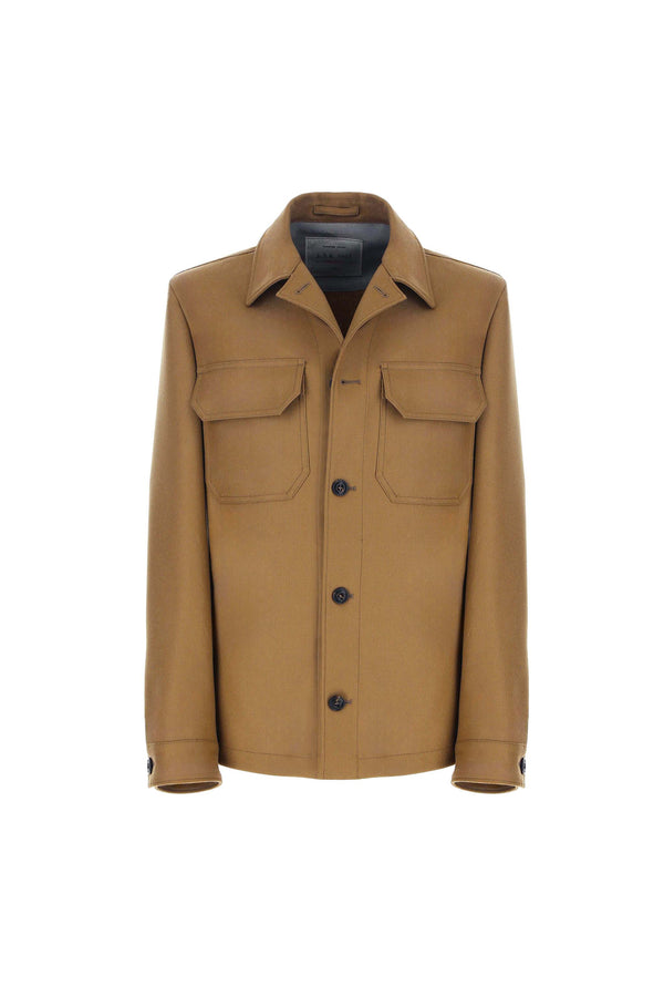 L.B.M. 1911 Overshirt non trattato marrone Overshirt non trattato marrone Convenienza