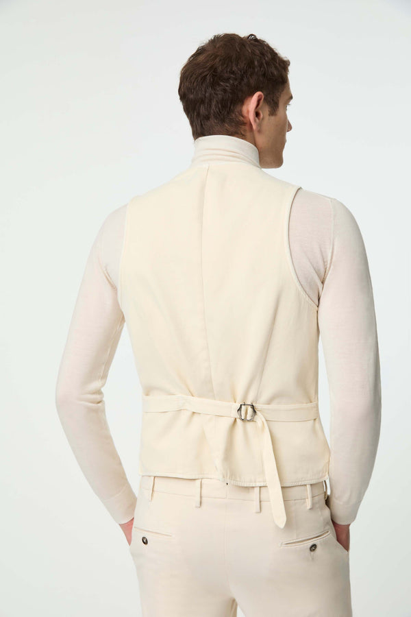 L.B.M. 1911 Gilet OSCAR tinto capo bianco latte Gilet OSCAR tinto capo bianco latte Economico