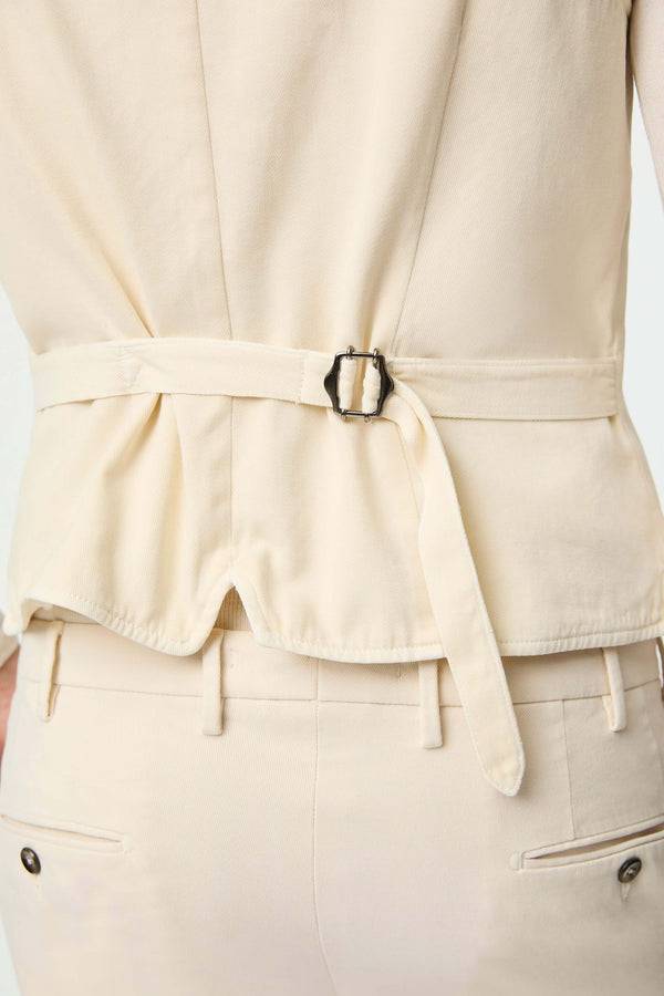 L.B.M. 1911 Gilet OSCAR tinto capo bianco latte Gilet OSCAR tinto capo bianco latte Economico