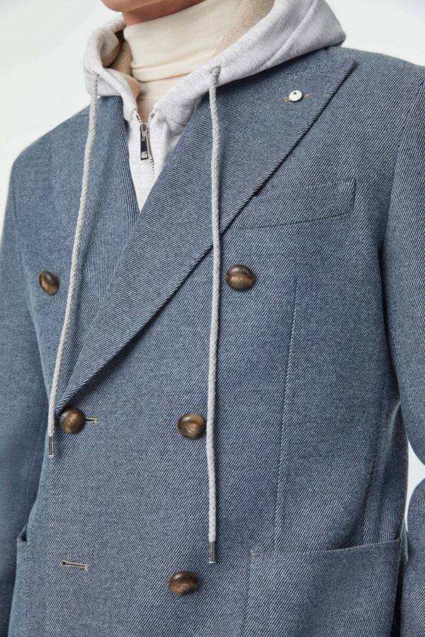 L.B.M. 1911 Giacca TOM blu denim Sartorial Indigo Giacca TOM blu denim Sartorial Indigo Vendite Flash