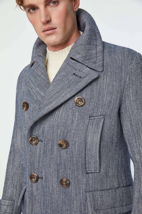 L.B.M. 1911 Peacoat Sartorial Indigo Peacoat Sartorial Indigo Offerta speciale della fabbrica