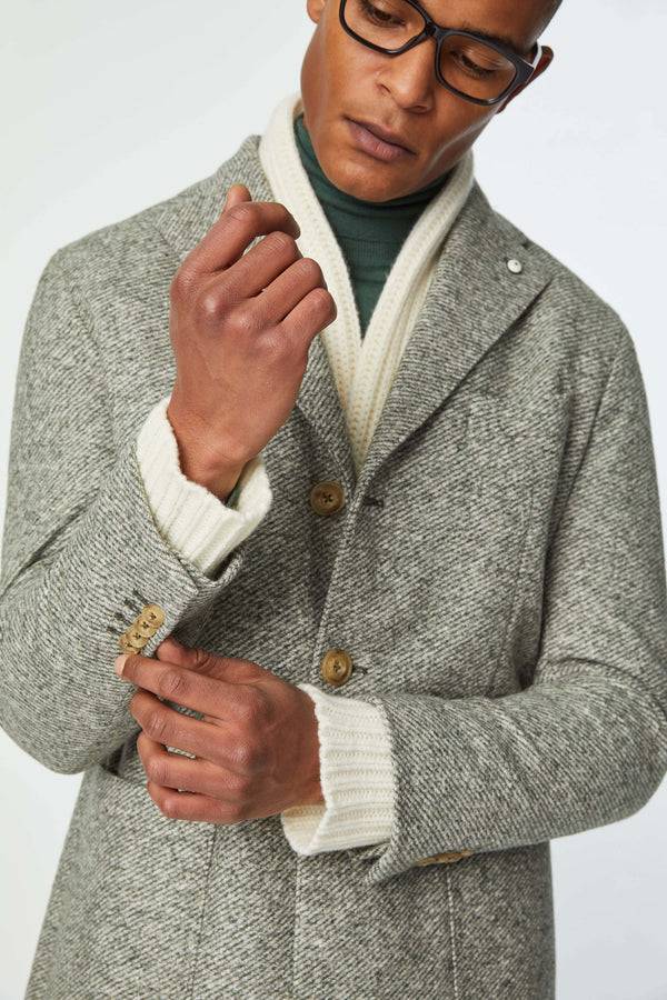 L.B.M. 1911 Cappotto London in jersey verde pastello Cappotto London in jersey verde pastello Nuovo