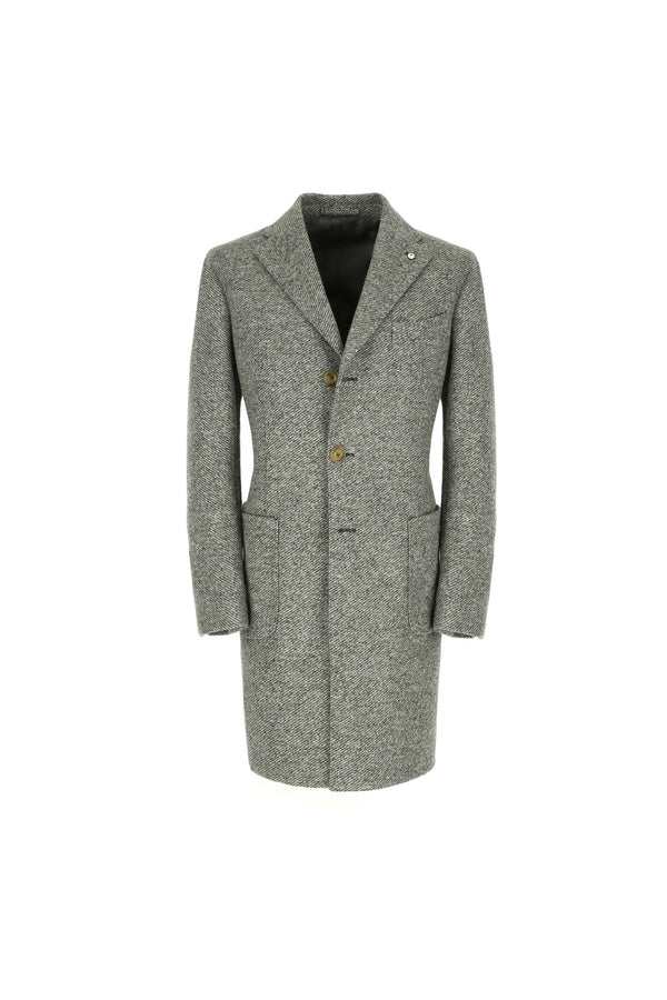 L.B.M. 1911 Cappotto London in jersey verde pastello Cappotto London in jersey verde pastello Nuovo