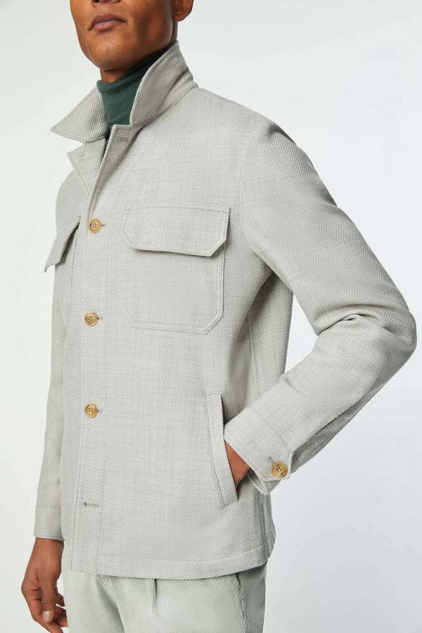 L.B.M. 1911 Overshirt non trattata verde chiaro Overshirt non trattata verde chiaro Qualità
