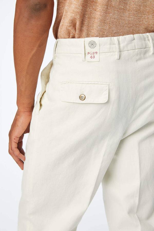 L.B.M. 1911 Pantalone CHARLIE tinto capo bianco Pantalone CHARLIE tinto capo bianco Negozi Online