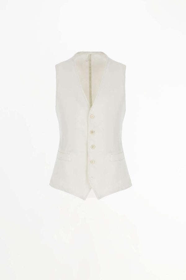 L.B.M. 1911 Gilet MIKE tinto capo bianco Gilet MIKE tinto capo bianco Fino Al -60%