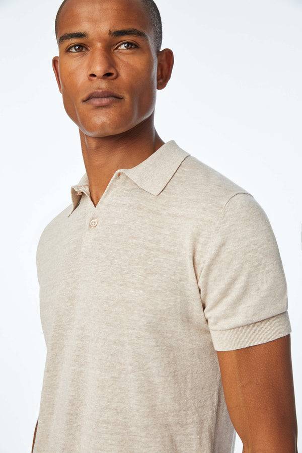 L.B.M. 1911 Polo in maglia beige Polo in maglia beige Shopping Online