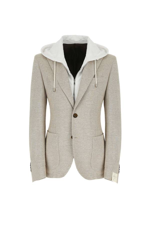 L.B.M. 1911 Giacca Simon in jersey beige Giacca Simon in jersey beige Affare Del Giorno