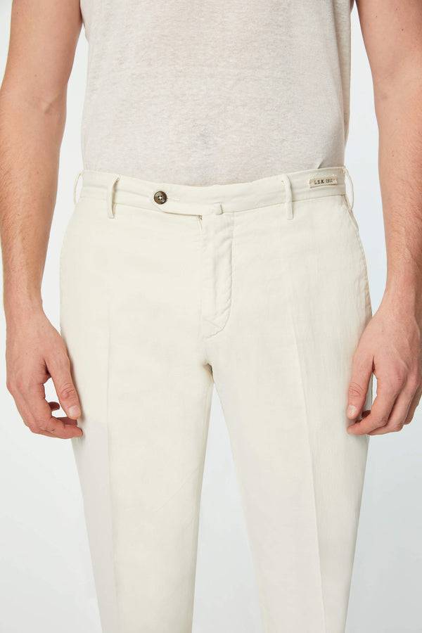 L.B.M. 1911 Pantalone ELTON tinto capo bianco avorio Pantalone ELTON tinto capo bianco avorio Novità