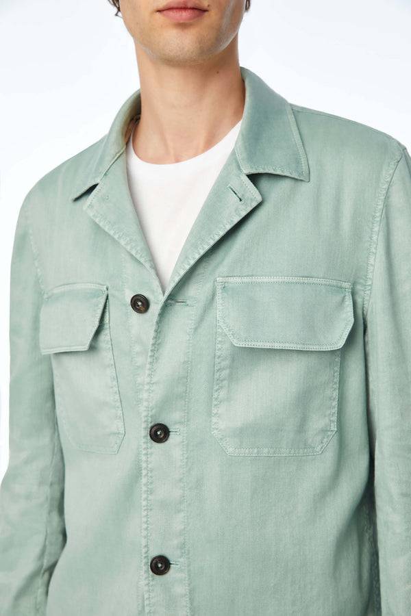 L.B.M. 1911 Overshirt tinto capo verde Overshirt tinto capo verde In Vendita