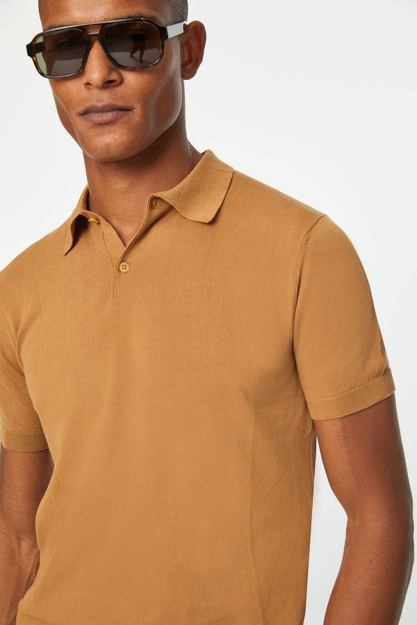 L.B.M. 1911 Polo in maglia giallo ocra Polo in maglia giallo ocra Offerte