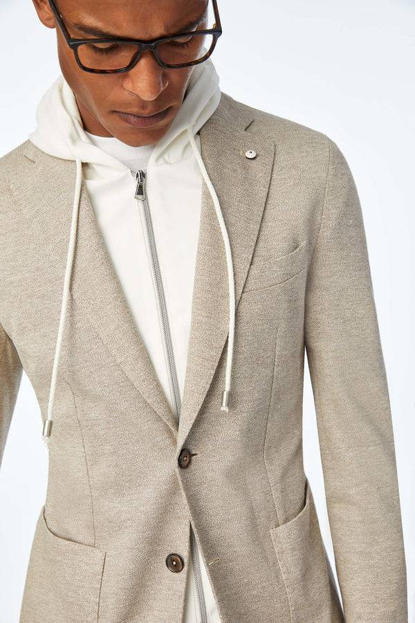 L.B.M. 1911 Giacca Simon in jersey beige Giacca Simon in jersey beige Sconto