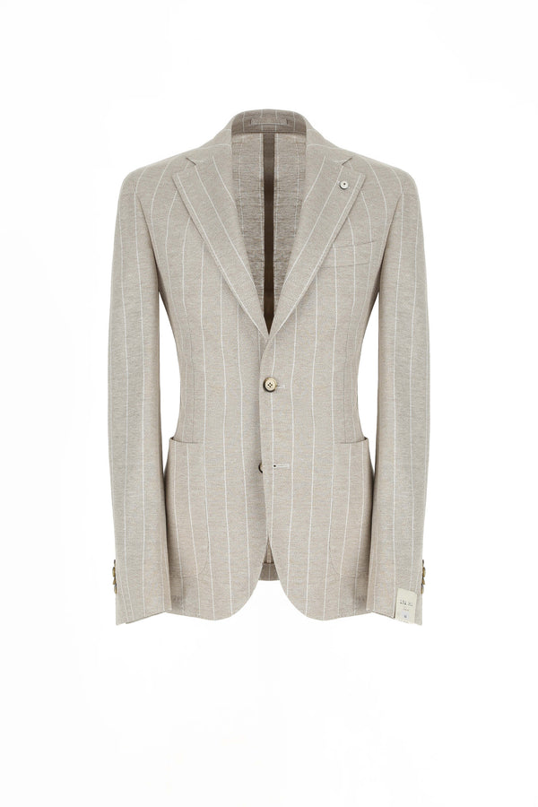 L.B.M. 1911 Giacca JACK in jersey beige Giacca JACK in jersey beige In Vendita