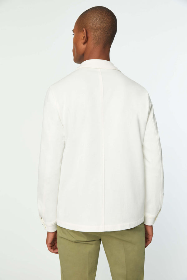L.B.M. 1911 Overshirt in Jersey bianca Overshirt in Jersey bianca Hotsell