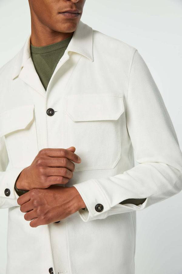 L.B.M. 1911 Overshirt in Jersey bianca Overshirt in Jersey bianca Hotsell