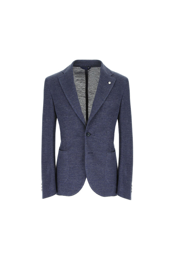 L.B.M. 1911 Giacca JACK in jersey blu denim Giacca JACK in jersey blu denim 2025