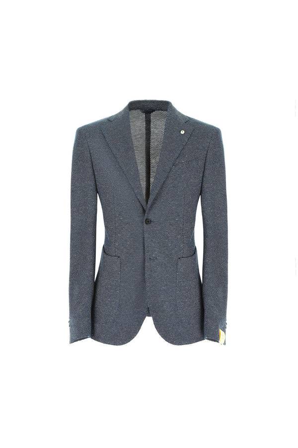 L.B.M. 1911 Giacca JACK in jersey azzurro polvere Giacca JACK in jersey azzurro polvere Italia
