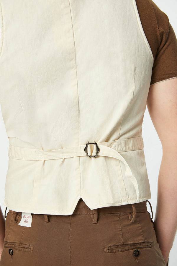 L.B.M. 1911 Gilet MIKE tinto capo bianco avorio Gilet MIKE tinto capo bianco avorio Promozione Limitata