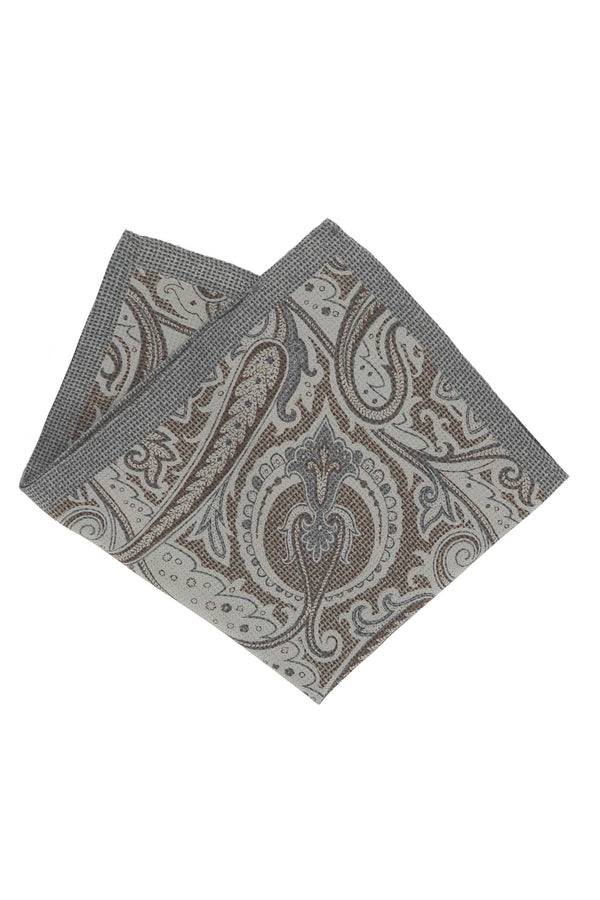 L.B.M. 1911 Pochette marrone fantasia geometrica Pochette marrone fantasia geometrica Sottocosto