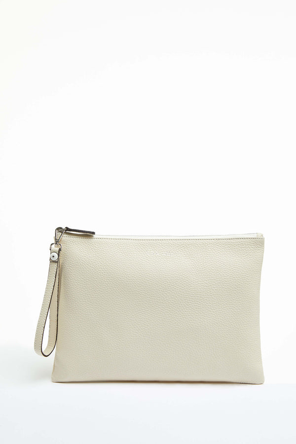 L.B.M. 1911 Pochette in pelle beige Pochette in pelle beige Hotsell
