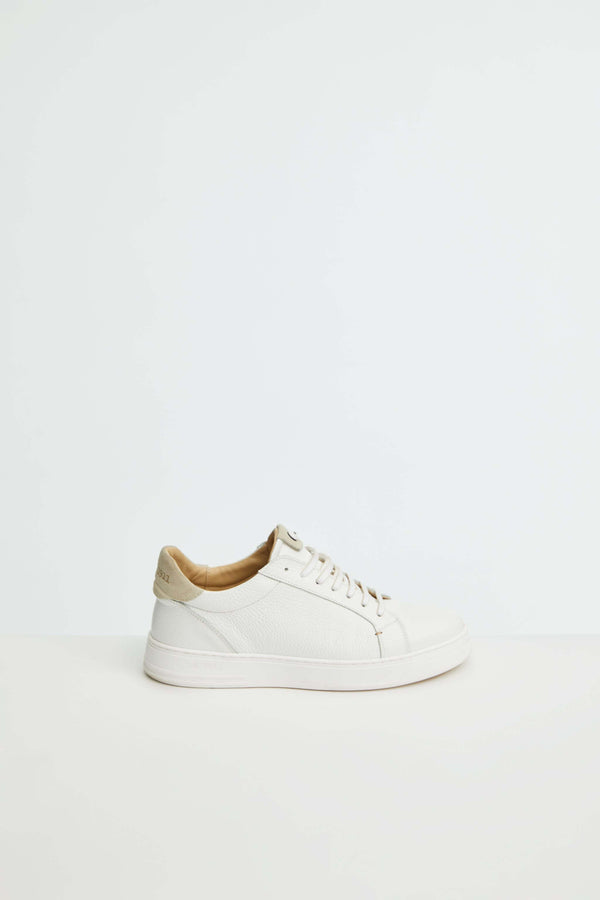 L.B.M. 1911 Sneaker retro-tennis bianca e beige Sneaker retro-tennis bianca e beige Italia