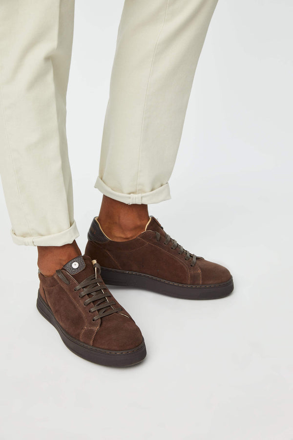 L.B.M. 1911 Sneaker retro-tennis marrone Sneaker retro-tennis marrone Qualità