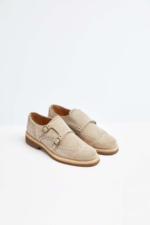 L.B.M. 1911 Monkstrap in pelle beige Monkstrap in pelle beige Promozione