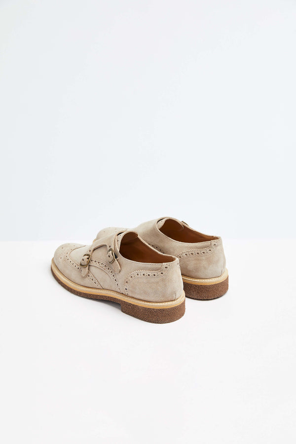 L.B.M. 1911 Monkstrap in pelle beige Monkstrap in pelle beige Promozione